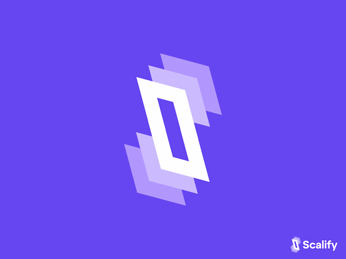 Modern Geometric Tech, SaaS, Layered, Dynamic S letter logo