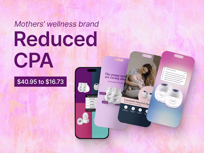 Meta Ads Design for Mother's Wellness Brand