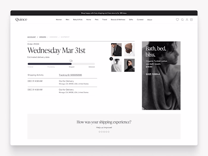 Improved Quince's Order Return Flow