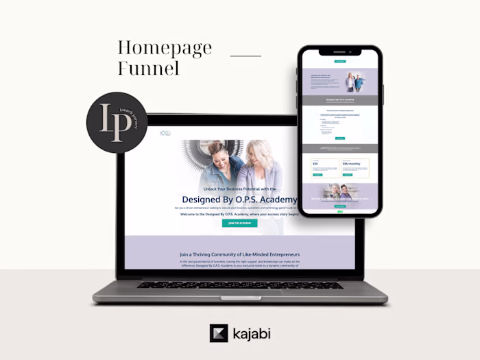 Homepage Funnel Build