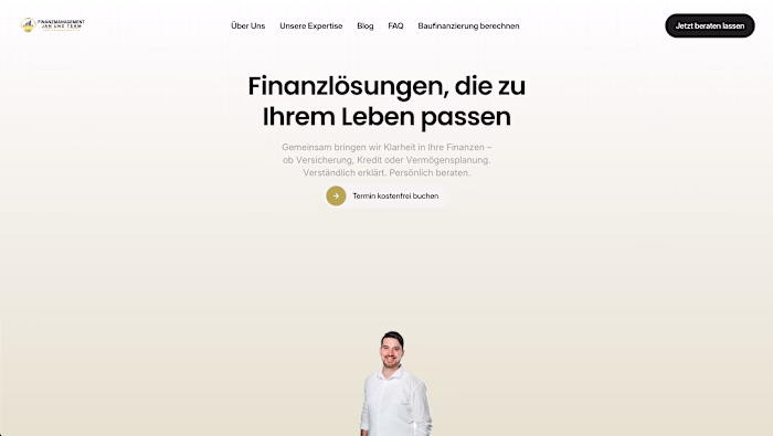 Professional Website for Financial Services