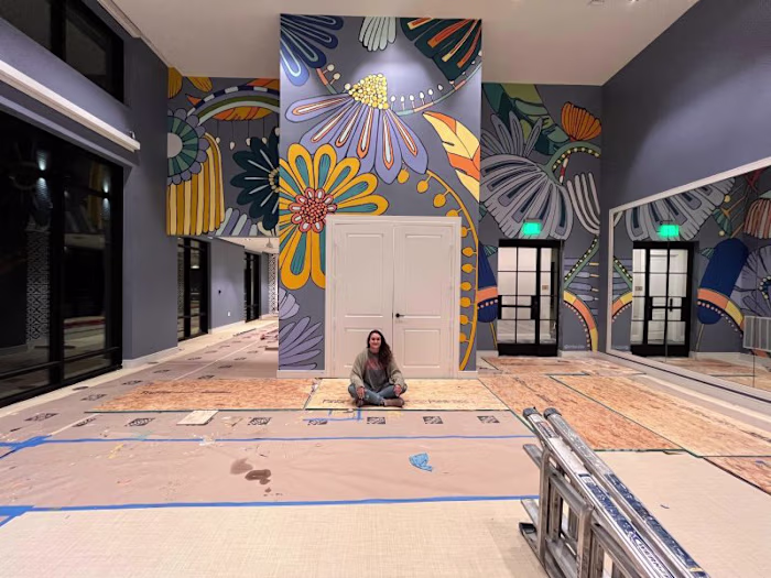 Wildflower Mural for AMLI Residential