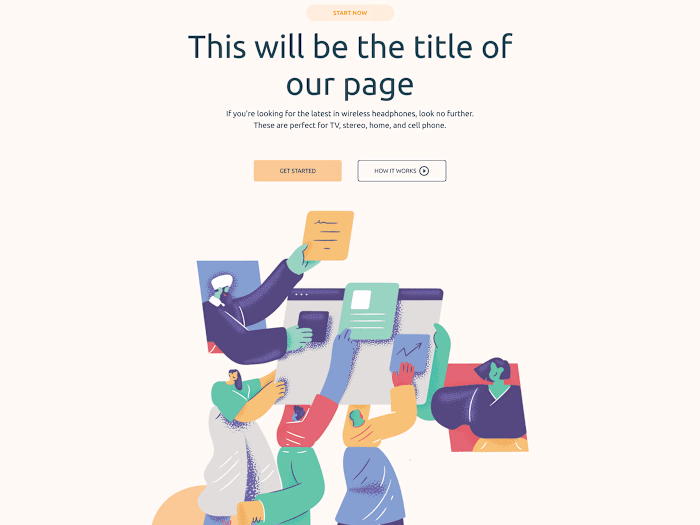 Interior Designer Outsourcing Landing Page