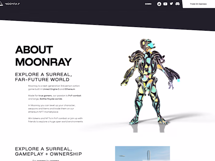 Moonray Game - P2E Blockchain Game