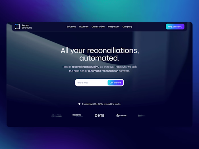 Aurum Solutions: Webflow Development