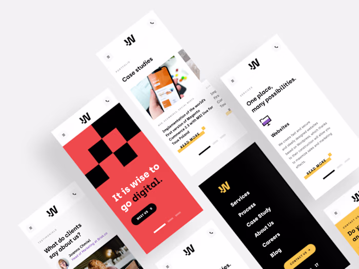 Wise People: Modern Landing Page