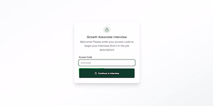 Voice AI Interviewer