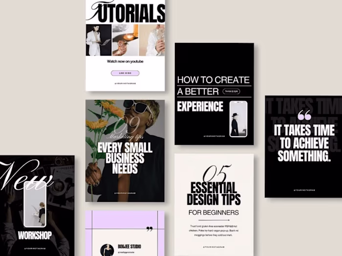 Template based design tool | Mobile app