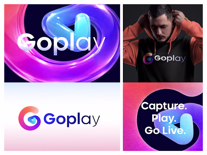 LUVA – Flow Wave Driven L logo design Identity