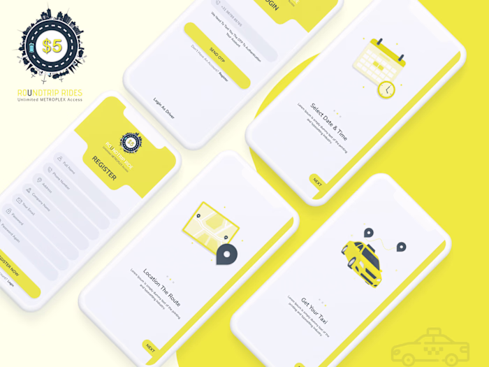 Ride Booking App Website and Admin Panel