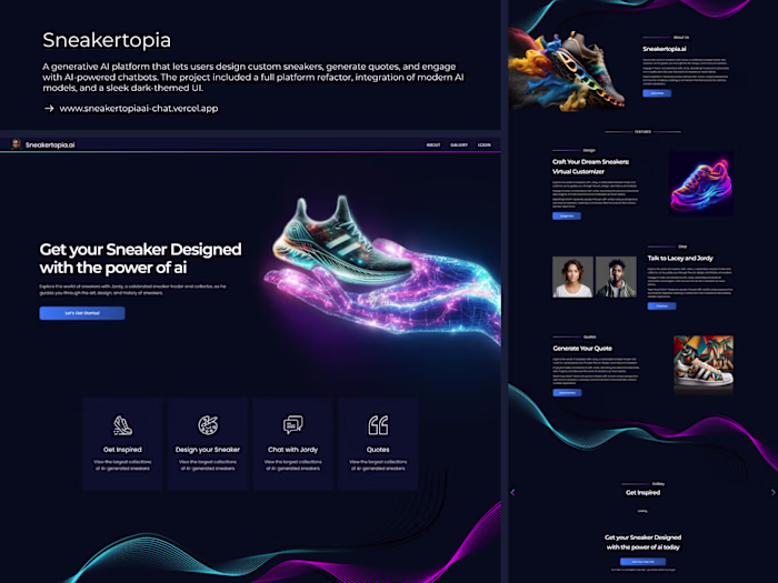 Sneakertopia - Sneaker Design with AI-Powered Customization