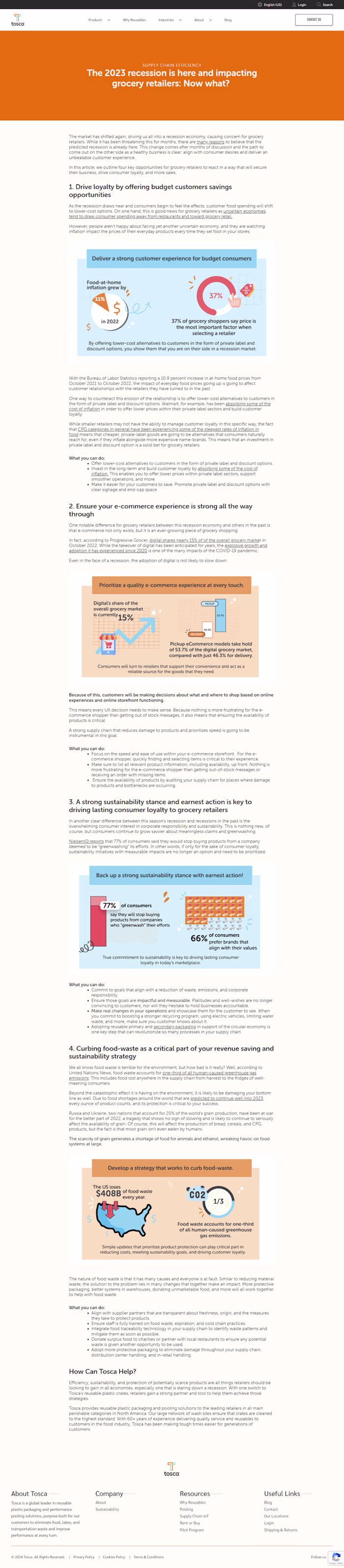 Blog Page Design for B2B Enterprise Company | WordPress