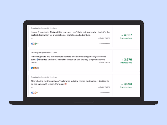 LinkedIn Posts for Growing Personal Brands