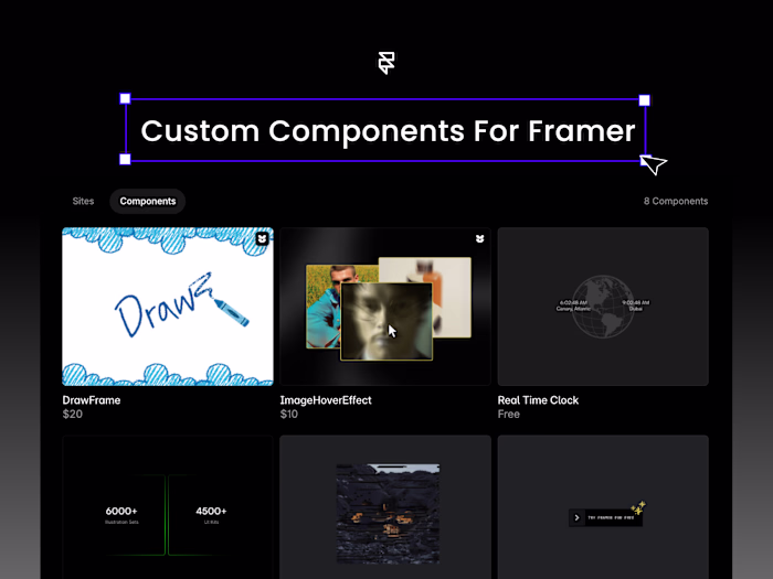 Custom Interactive Components for Framer