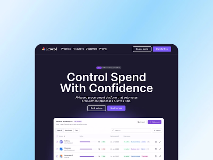 Procol - Website design and development