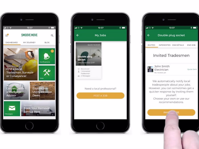 Smoove Move App Walkthrough Animation