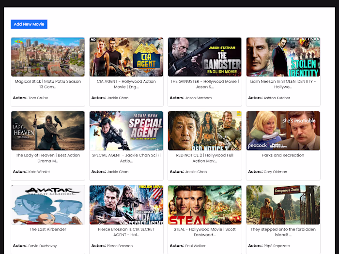 A fully functional Netflix-style streaming platform
