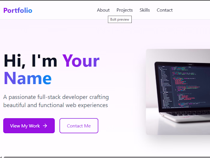 Modern Portfolio Template