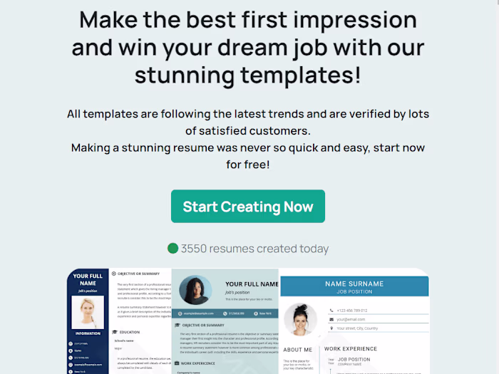 Make CV Online — Best Drag & Drop Resume Builder