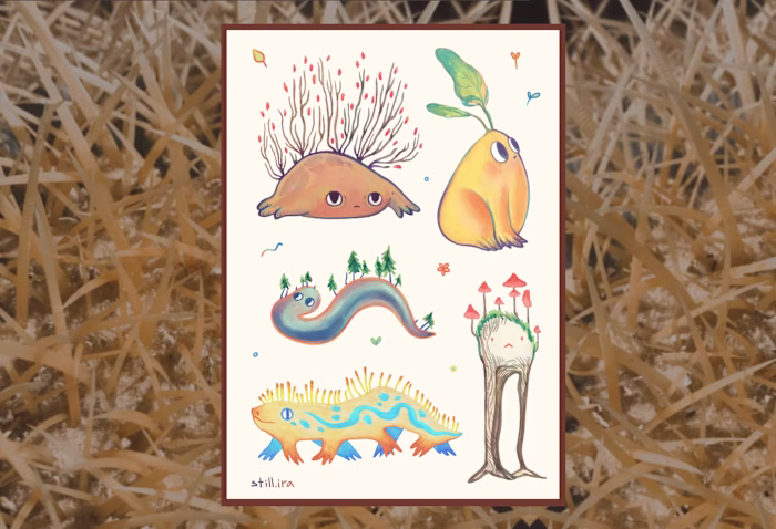 Whimsical Nature Spirits — Sticker Pack A dreamy sticker pac...