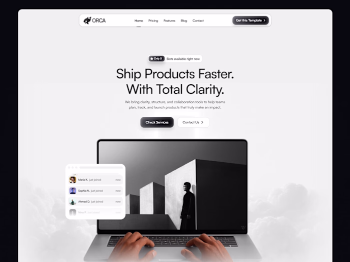 Modern Framer Website Design