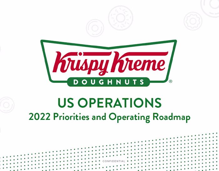 Krispy Kreme - Operations - presentation design