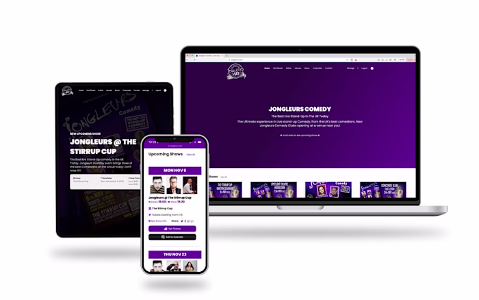 Jongleur's Ticketing Web App