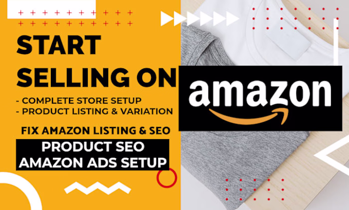 I will create amazon product listing variation store setup