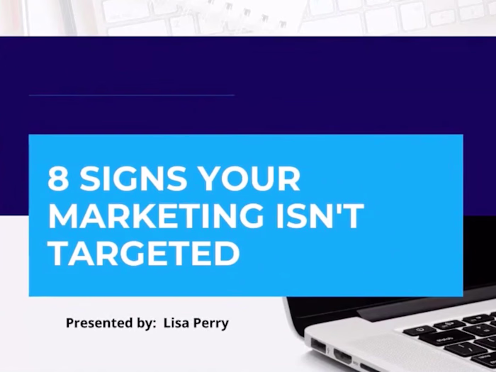 8 Signs Your Marketing Strategy is FAILING with Lisa Perry