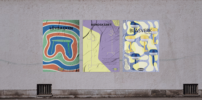 IKEA Nytillverkad Collection Posters  