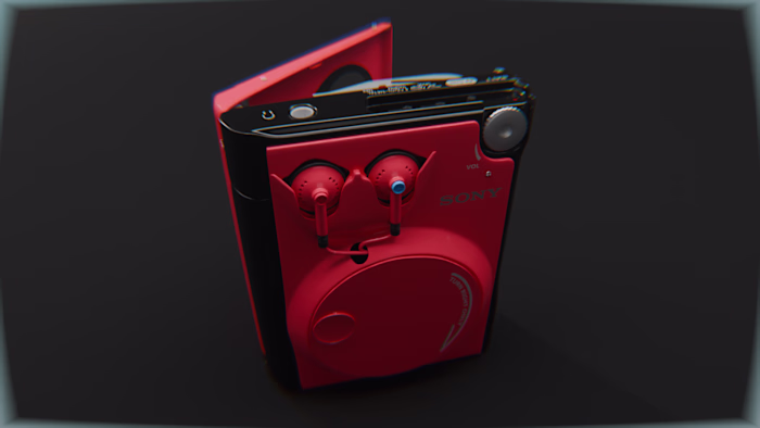 Sony Walkman 51 — Hard Surface Modeling & Product Render