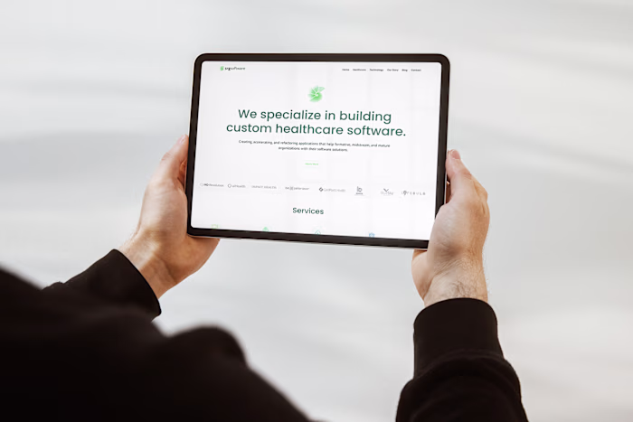 SRG Software: Web Design / UI-UX / Company Identity