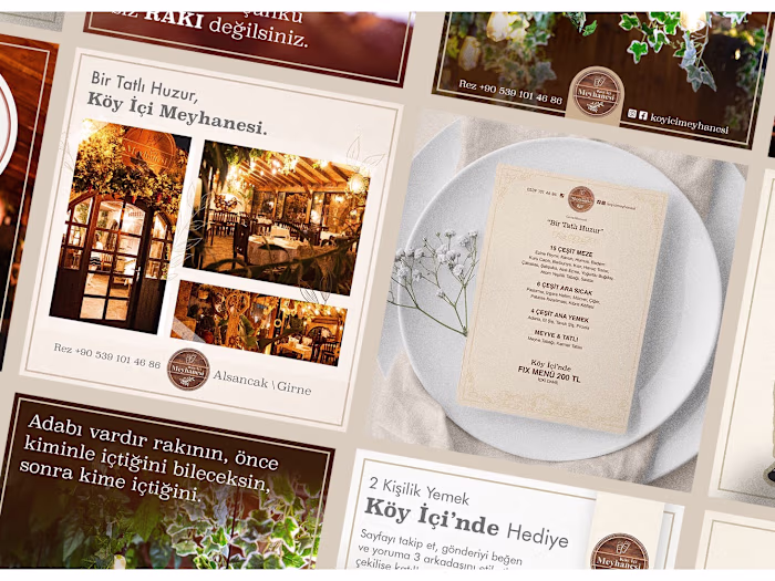 Köy İçi Meyhanesi (Traditional Cypriot Tavern) Visual Identity