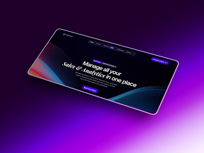 Meridian B2B sales and analytics platform