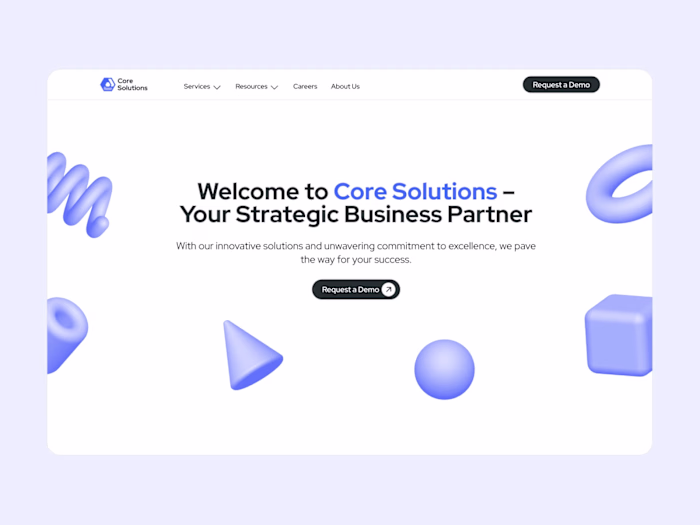 Landing Page - B2B Website