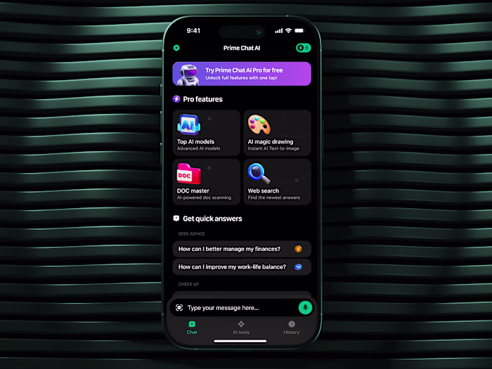 AI Assistant App Design