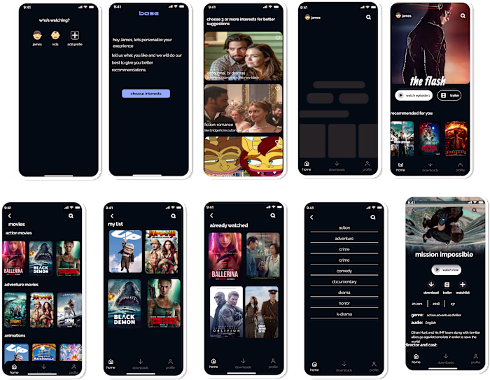 base- a streaming platform