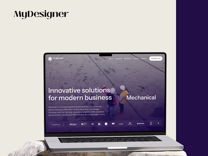 Engineering Precision, Built with Framer for YESPL