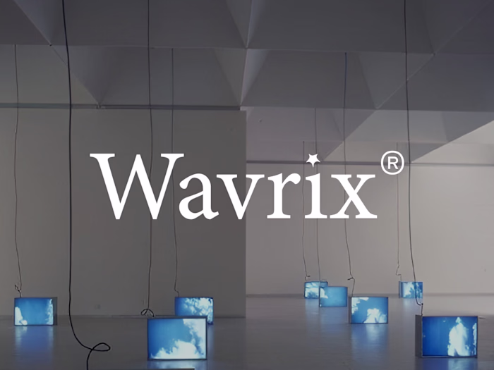 Wavrix Medical Lab Branding The Wavrix logo represents clari...