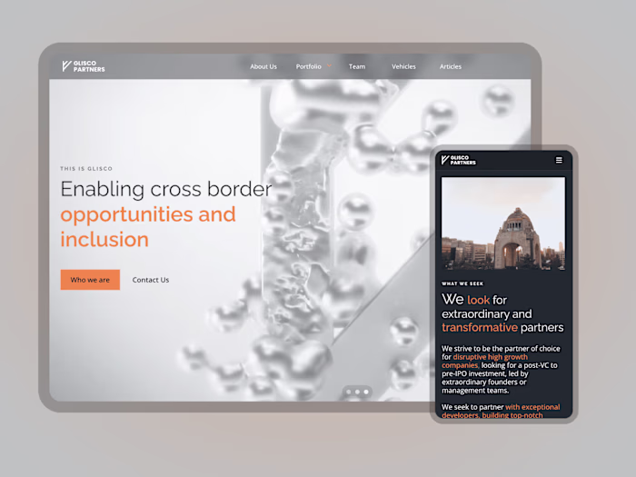 Financial website Redesign