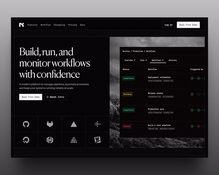 Nexflow — Dark SaaS Landing