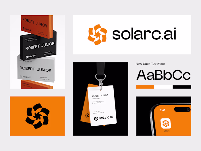 Logo and Branding Design For a Solar Tech Platform