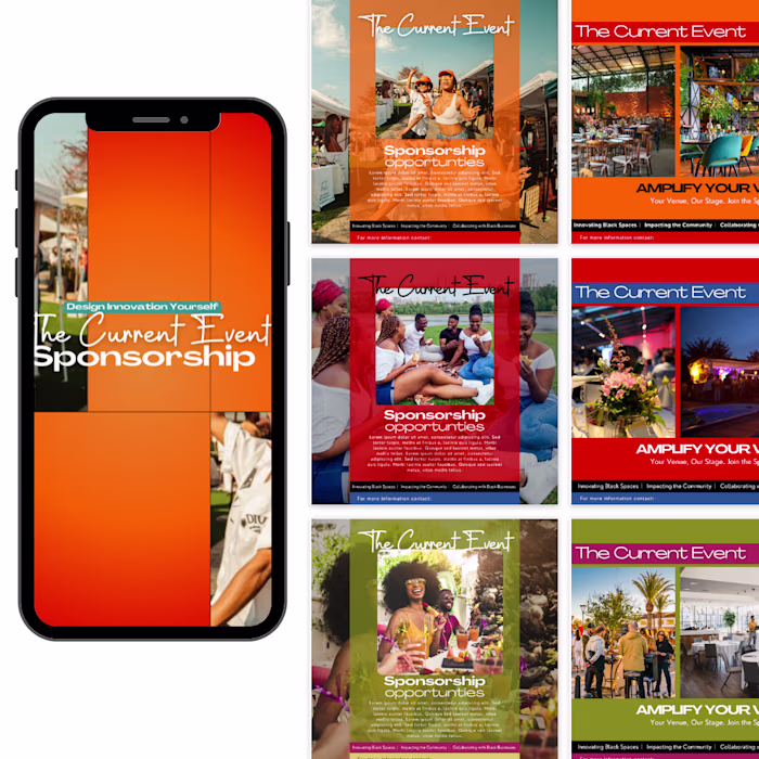 [👩🏾‍💻 Brand Design/ Graphic Design ] The Current Event Series