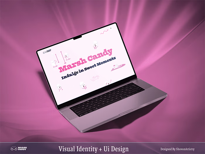 Marsh Candy : Visual Identity and Ui Design 