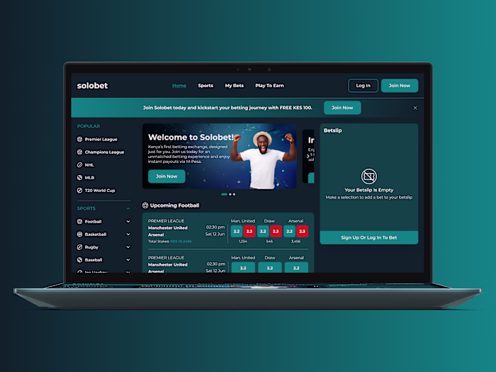 SoloBet - UX Meets Blockchain | Figma Design