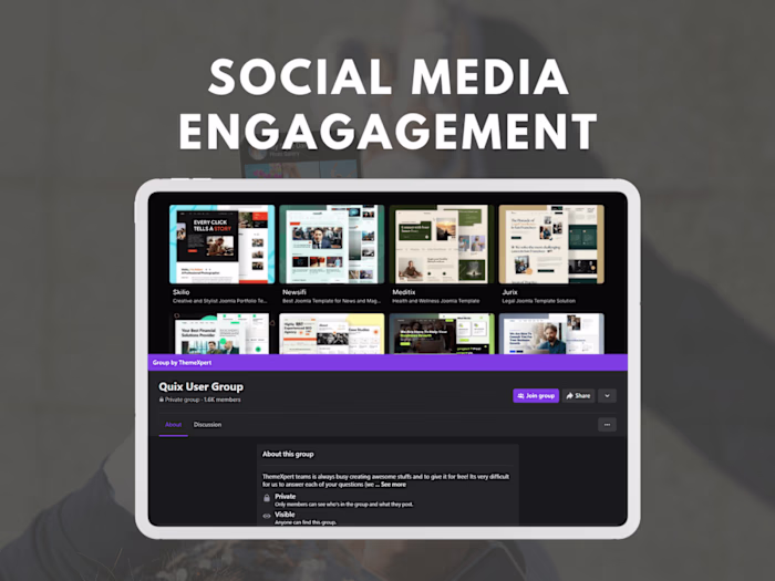 Community Management on Social Media for a Theme Company