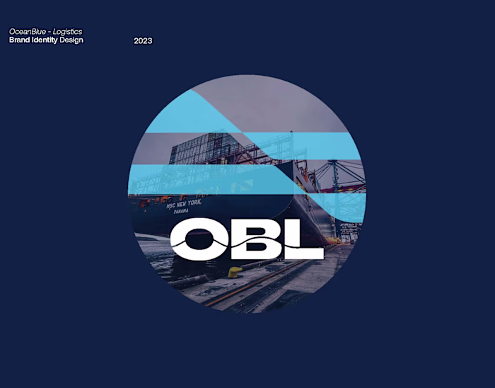OceanBlue - Logistics Brand Identity Design