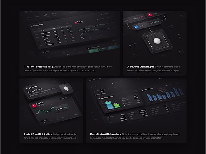 Hi folks, this is my Bento Section work for the Saas Stock I...