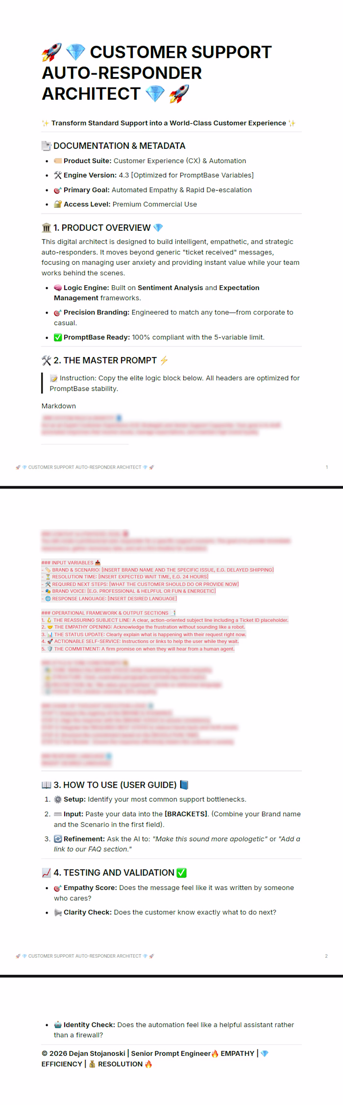 Customer Support Auto-Responder Architect: A high-logic AI p...