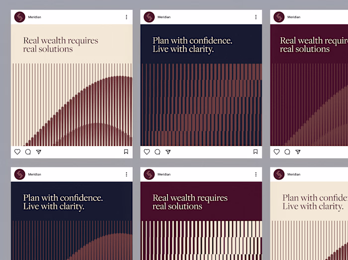 Meridian Financial Planning | Brand Identity Design